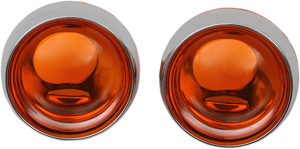 Deep-dish Bezels W/ Lens Chrome, 2, nordicamoto.ro