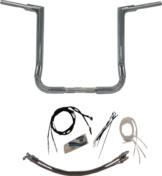 1-1/2(r) Ez Install Flat Top Handlebar Kit Black, 3, nordicamoto.ro