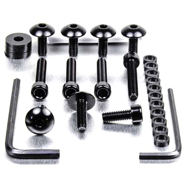 Fairing Bolt Kit For Suzuki Black, 1, nordicamoto.ro