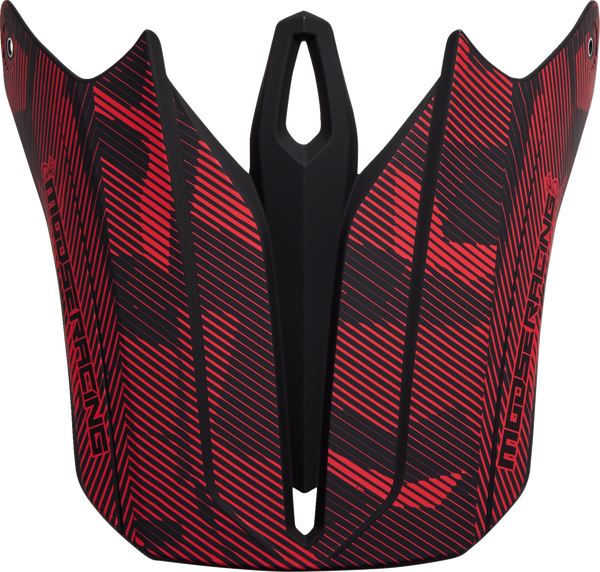 Kit cozoroc casca Moose Racing Agroid Black/Red, 1, nordicamoto.ro