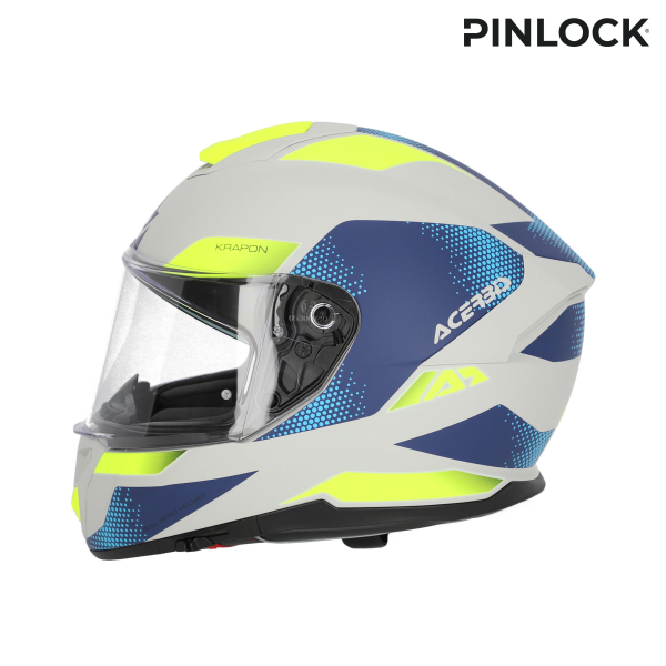 Acerbis Krapon 22-06 teljes arcú sisak, szürke/kék, XS, 3, nordicamoto.ro