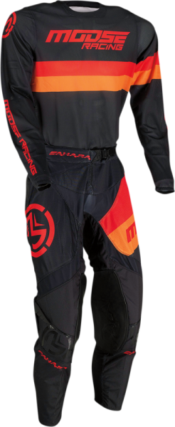 MOOSE RACING Sahara Pants Black, Orange, Red  30, 1, nordicamoto.ro