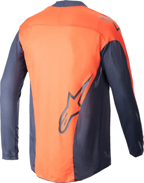 Tricou Alpinestars Techstar Arch Navy/Orange, 2, nordicamoto.ro