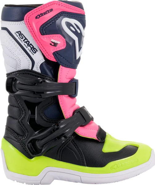 Cizme copii Alpinestars Tech 3S Black/Pink 32, 3, nordicamoto.ro