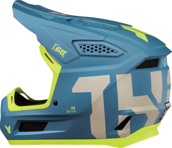 Casca THOR Fleet Forge Yellow/Blue L, 4, nordicamoto.ro