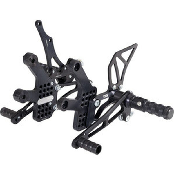 Rearset/footrest Black, Anodized, 1, nordicamoto.ro