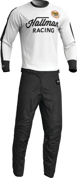 Tricou Thor Hallman Differ Roosted Black/White 2XL, 4, nordicamoto.ro