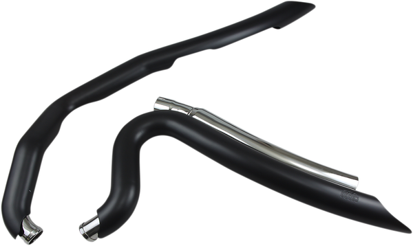 Speedster Swept Short Exhaust System Black, 2, nordicamoto.ro