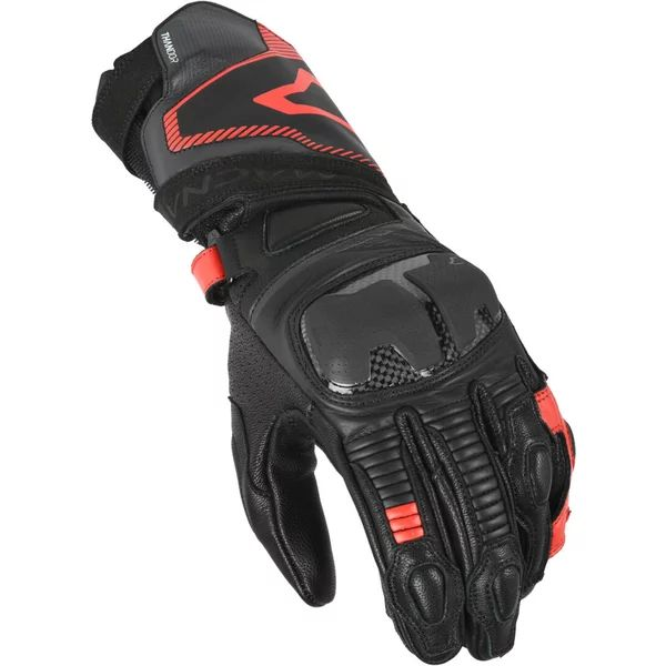 MACNA THANDOR perforált bőr sportkesztyű – Negru (fekete), S-es méret, 3, nordicamoto.ro