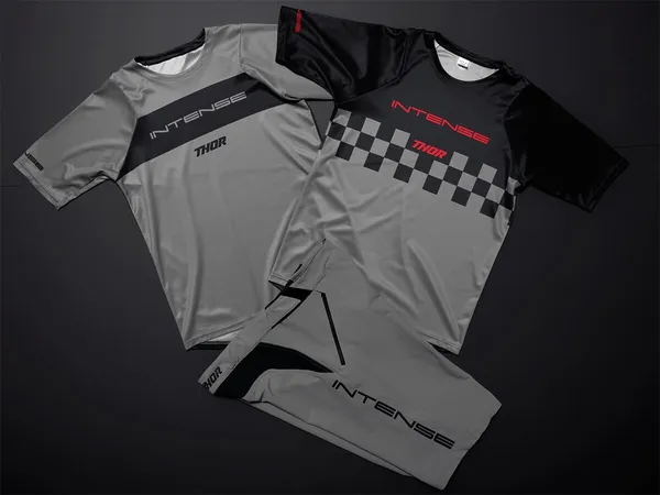Tricou MTB Thor Intense Dart Black/Gray L, 2, nordicamoto.ro