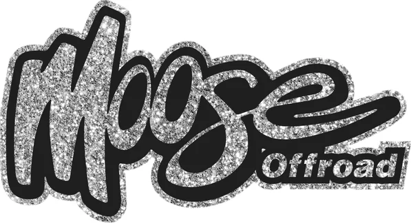 MOOSE RACING Moose Decal Black, Silver, 1, nordicamoto.ro