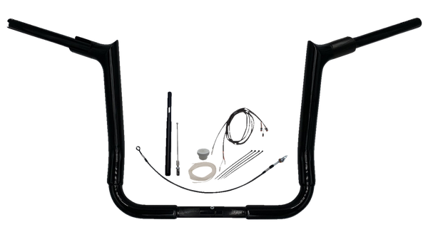 1-1/2(r) Ez Install Pointed Top Handlebar Kit Black, 1, nordicamoto.ro