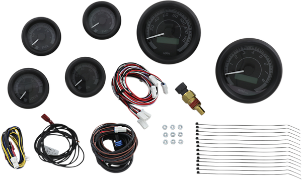 Mvx-8k Series Analog/digital Gauge Kit Black, Gray, 2, nordicamoto.ro