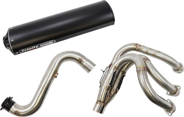 Stage 5 Dual Exhaust System Black, Brushed, Cerakote®, 2, nordicamoto.ro