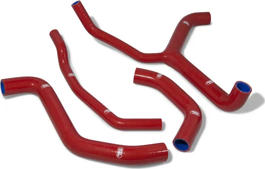 Radiator Hose Kit Silicone Red Red, 1, nordicamoto.ro