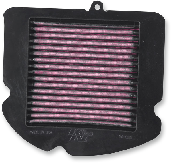 High-flow Air Filter Black, Red, 1, nordicamoto.ro