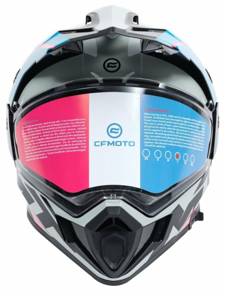 CFMOTO ATV-sisak, fekete/kék, 10, nordicamoto.ro