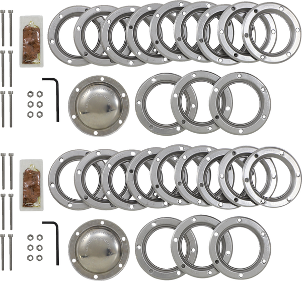 Fatshots Exhaust System Chrome, 4, nordicamoto.ro