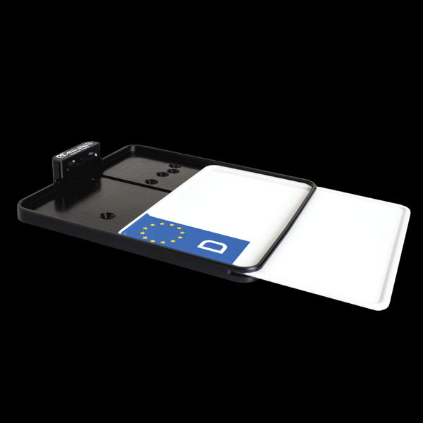 Slip-in License Plate Mounts White, 2, nordicamoto.ro