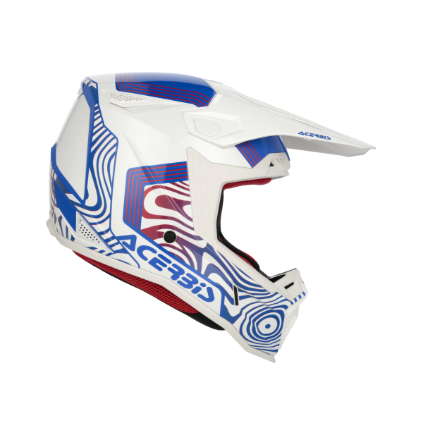 Acerbis Whoops Graphic sisak, fehér/kék/piros, M-es méret, 10, nordicamoto.ro