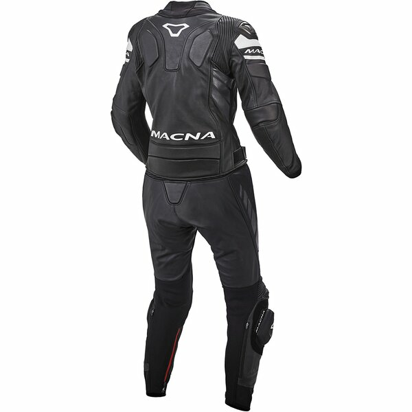 MACNA TRACKTIX női kétrészes bőrruha – Negru/Alb (fekete/fehér), 38-as méret, 1, nordicamoto.ro