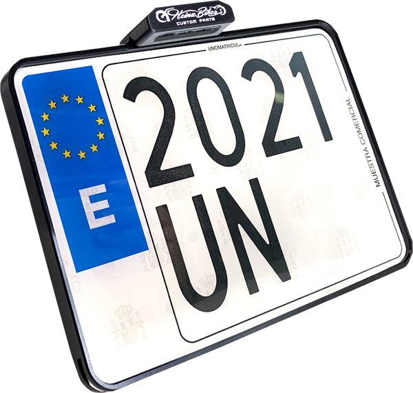 License Plate With Taillight Black, 1, nordicamoto.ro