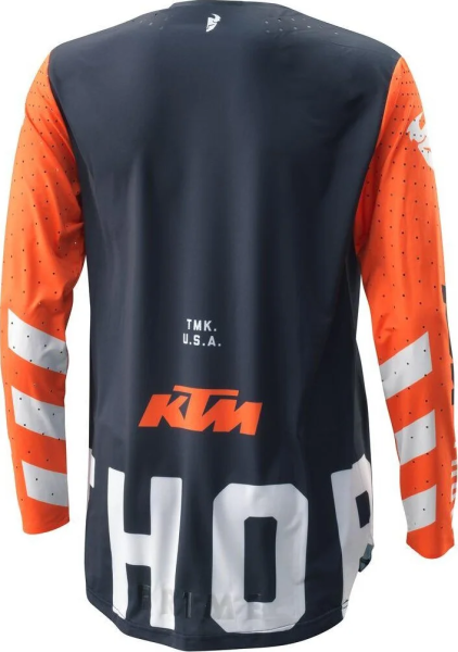 KTM Flash Prime Pro póló, kék/narancssárga, S-es méret, 2, nordicamoto.ro