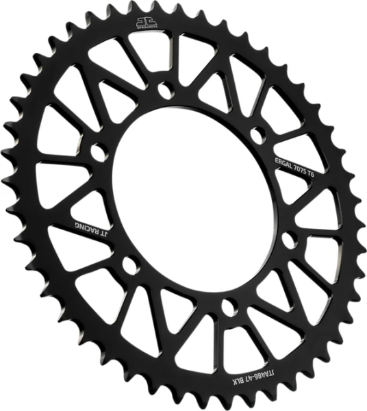 JT SPROCKETS Racelite alumínium hátsó lánckerék, fekete, 1, nordicamoto.ro