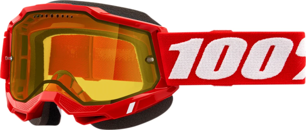 100% Accuri 2 Snow Goggles Red  ONE SIZE, 1, nordicamoto.ro