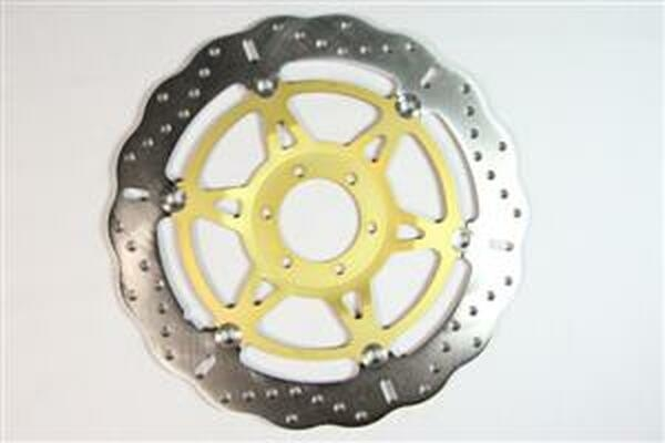 Contour X Series Brake Rotor Gold, Silver, Stainless Steel, 3, nordicamoto.ro