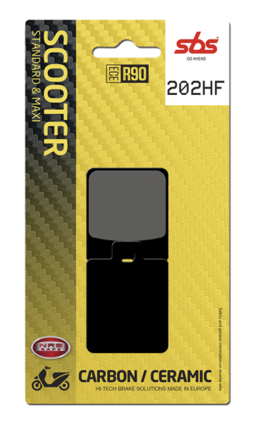Hf Street Ceramic Organic Brake Pads, 1, nordicamoto.ro