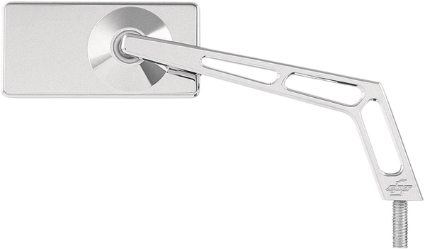 Billet Aluminum Mirrors With Clear Glass Silver, 1, nordicamoto.ro