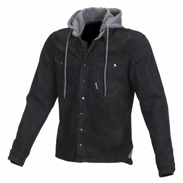 Geaca denim de vara MACNA WESTCOAST S Gri inchis/Negru, 1, nordicamoto.ro