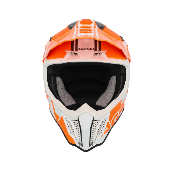 Acerbis Airstrike-c sisak, narancssárga/fehér, XXL, 14, nordicamoto.ro