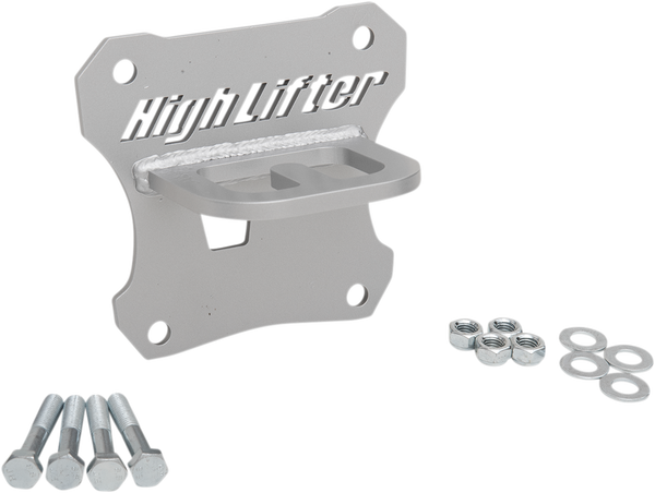 Tow Hook Powder-coated, Silver, 1, nordicamoto.ro