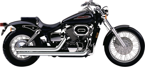 Streetrod Slashdown Exhaust System Chrome, 1, nordicamoto.ro
