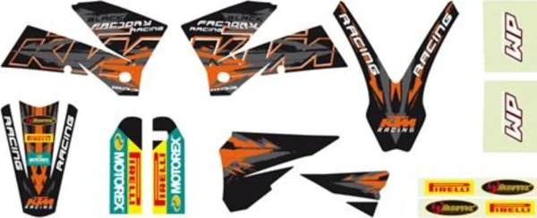 BLACK RACING GRAPHIC KIT, 1, nordicamoto.ro