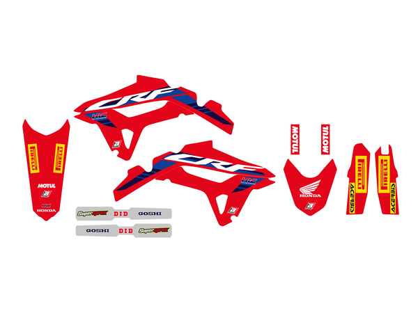 Blackbird Racing Replica Team Honda Hrc 2022 Graphics Kit Red, 1, nordicamoto.ro