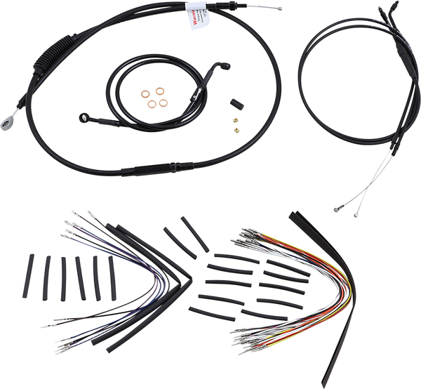 Jail Bar Cable Kit Black, 1, nordicamoto.ro
