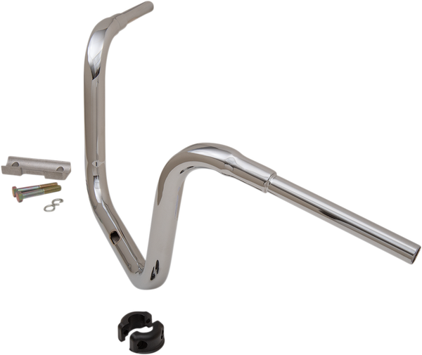 1-1/2(r) Grande Traditional Ape Hanger Handlebar Silver, 1, nordicamoto.ro