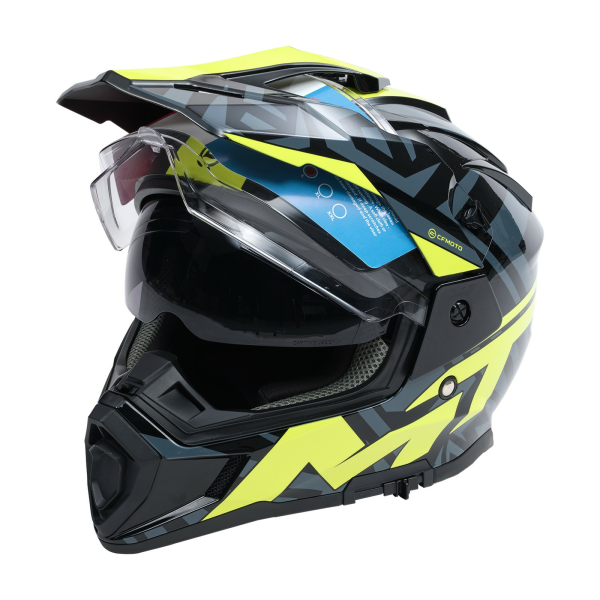 CFMOTO ATV-sisak, fekete/zöld, 7, nordicamoto.ro