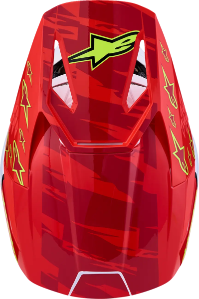 Alpinestars SM3 Falcon gyermek sisak, piros/fehér/kék, S-es méret, 4, nordicamoto.ro