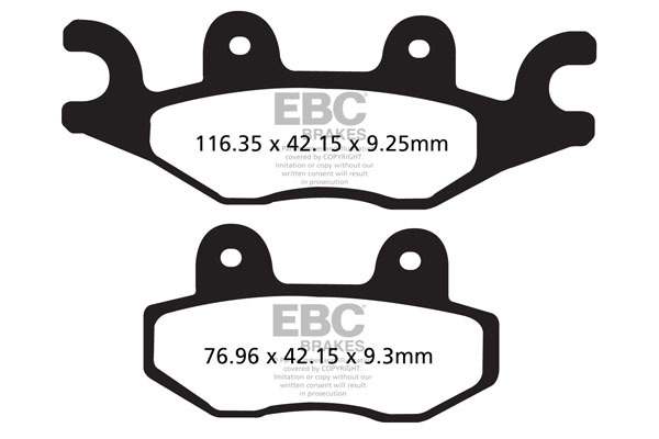 Sfa Series Organic Scooter Brake Pads, 2, nordicamoto.ro