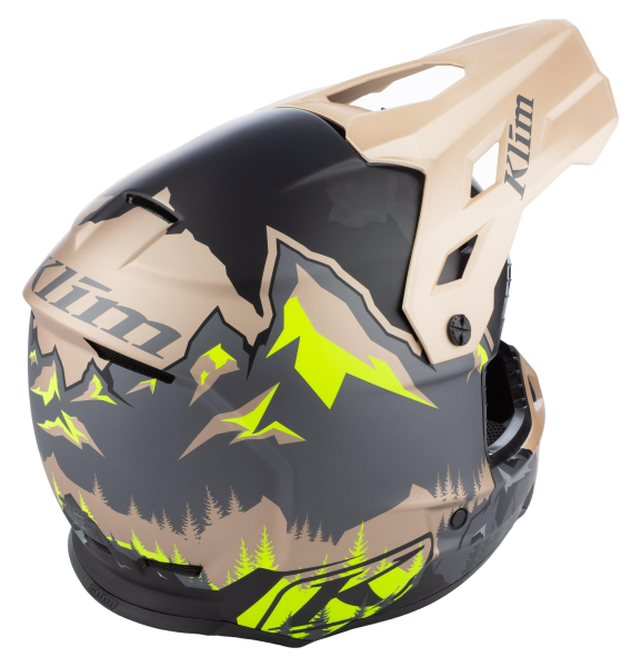 Klim F3 Carbon ECE Unruly fekete–fehér motoros sisak, 26, nordicamoto.ro