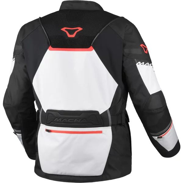 MACNA AIR HYBRID 2.0 XL vízálló túra-/kalanddzseki – szürke/fekete/piros, 12, nordicamoto.ro