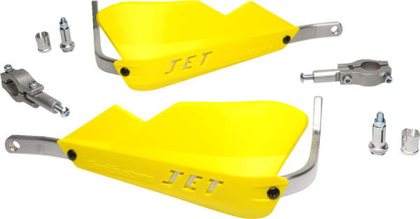 Jet Handguards For Straight Handlebar Yellow, 1, nordicamoto.ro