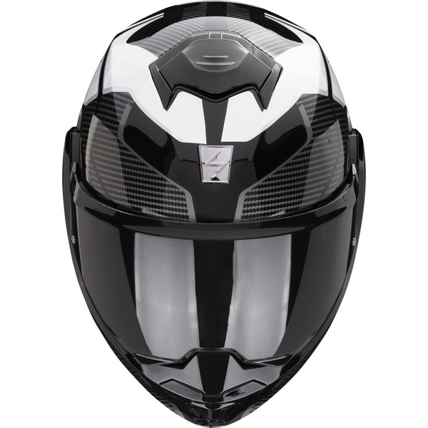 Casca modulara flip-back EXO-TECH EVO ANIMO Negru / Alb XL, 4, nordicamoto.ro