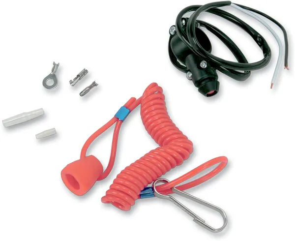 Kill Switch Tether Line Black, Red, 1, nordicamoto.ro