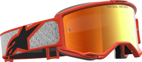 Alpinestars Vision 5 Rora síszemüveg – ezüst/narancs/színezett lencse, 3, nordicamoto.ro