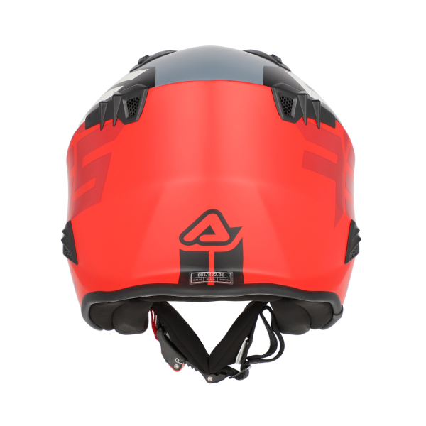 Acerbis Aria Sport Jet sisak, szürke/piros, M-es méret, 5, nordicamoto.ro